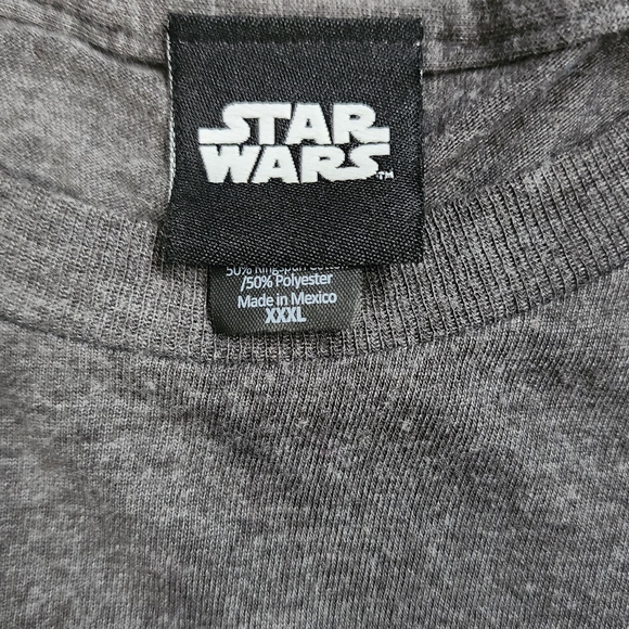 Star Wars Dark Gray Graphic Tee 3XL Retro Design - Picture 2 of 3